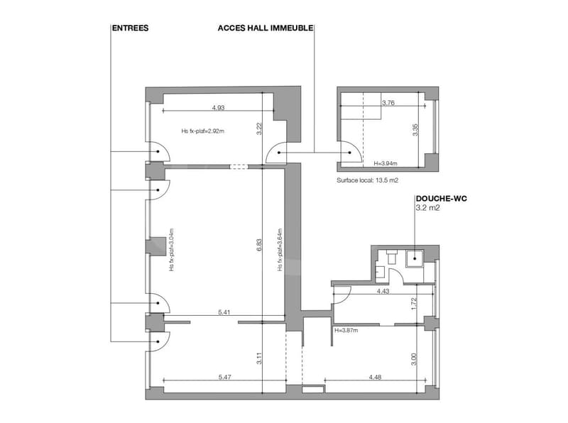 32 Rue de Monthoux, Arcade commerciale de 139 m2 - Pâquis (2)