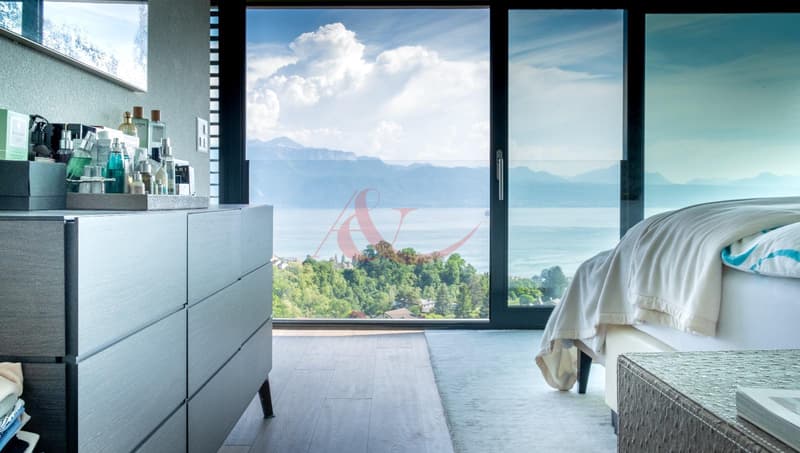 Propriété moderne offrant vue sur le lac et les Alpes ? La Conversion (3)
