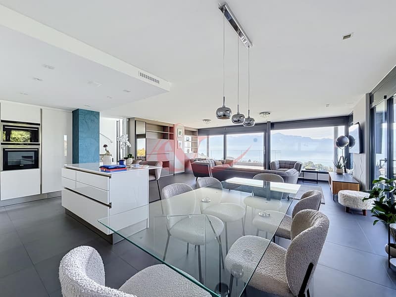 Propriété moderne offrant vue sur le lac et les Alpes ? La Conversion (1)