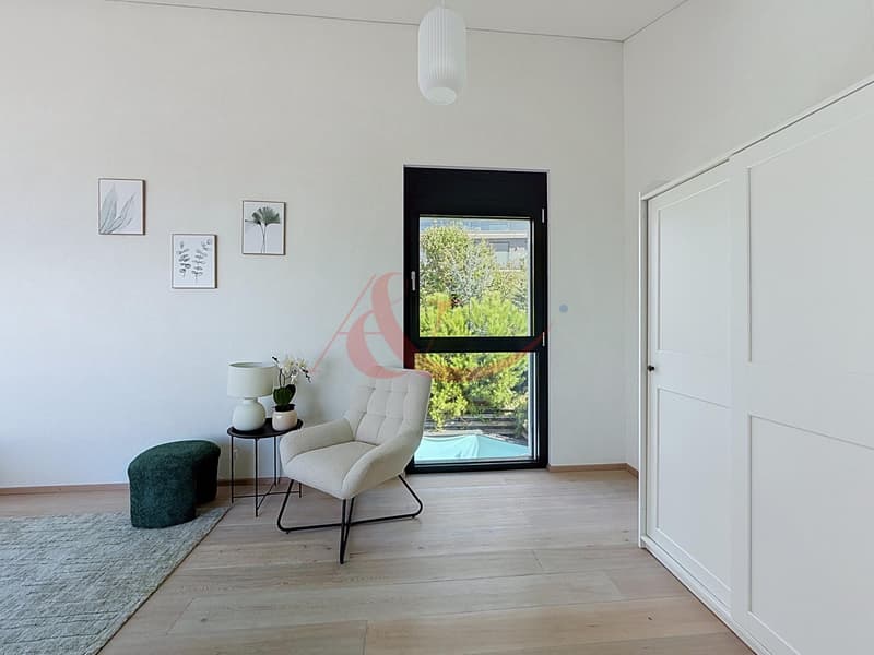 Résidence contemporaine avec vue sur le lac et les Alpes - La Conversion (6)
