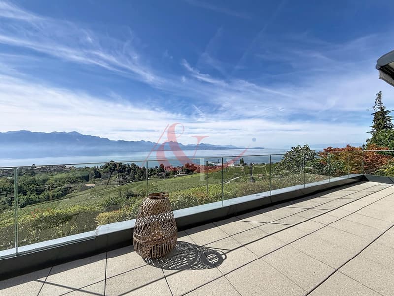 Résidence contemporaine avec vue sur le lac et les Alpes - La Conversion (10)