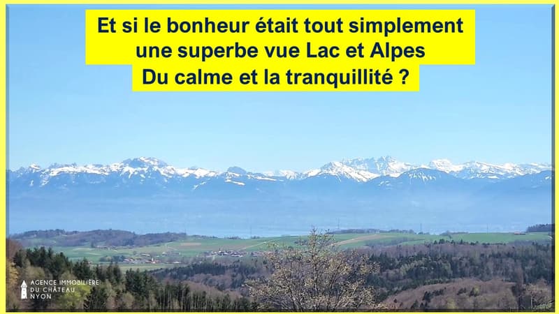 Splendide vue Lac et alpes pour cette villa individuelle (2)