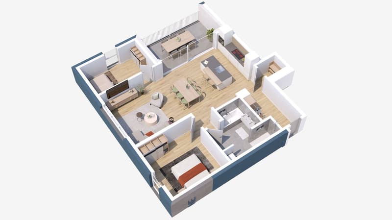 NEUF - magnifique appartement - ensoleillé (2)