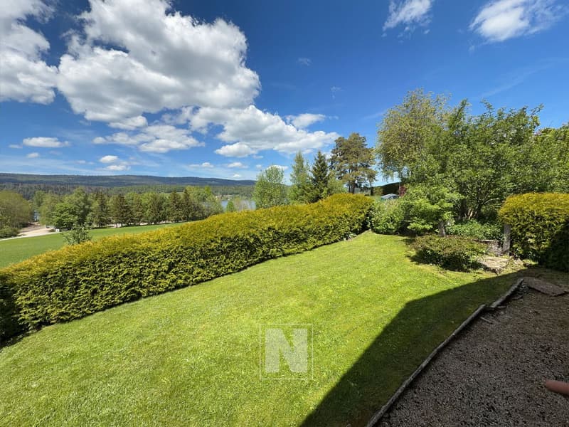 Jardin côté lac