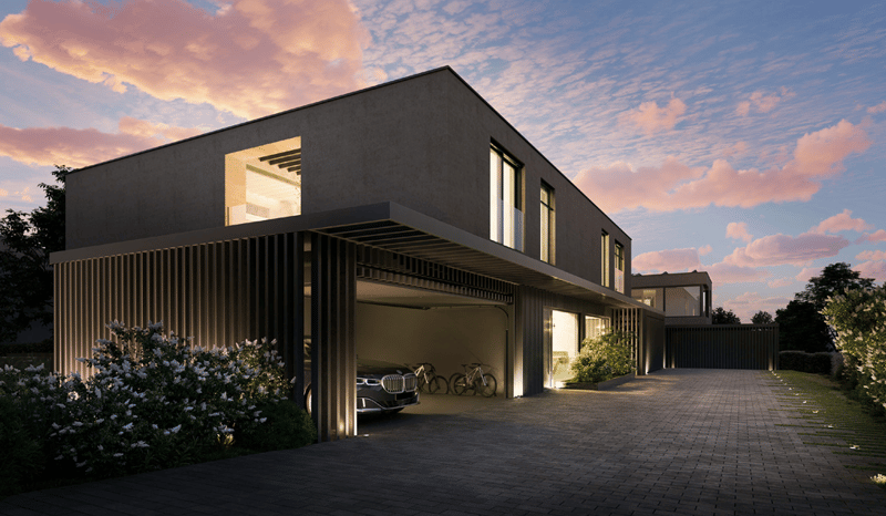 EXCLUSIVITE -  VESENAZ - Villa d'architecte neuve (2)