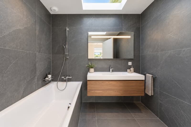 DISPONIBLE DE SUITE - VESENAZ - Villa d'architecte neuve (16)