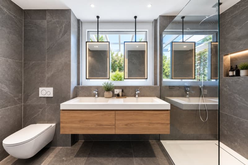 DISPONIBLE DE SUITE - VESENAZ - Villa d'architecte neuve (14)
