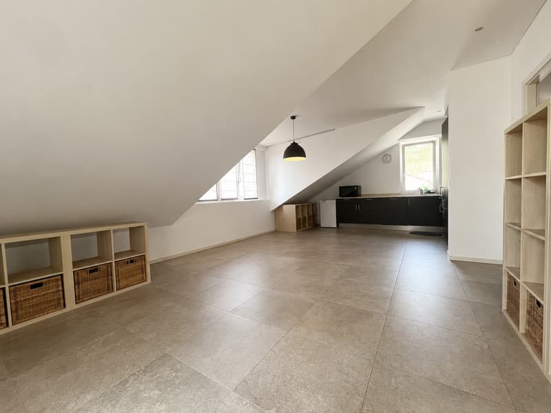 Bel appartement de 2,5 pièces en attique avec balcon (2)