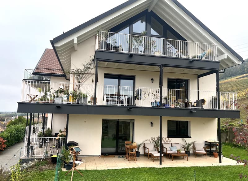 Bel appartement de 3,5 pièces avec balcon et jardin (1)