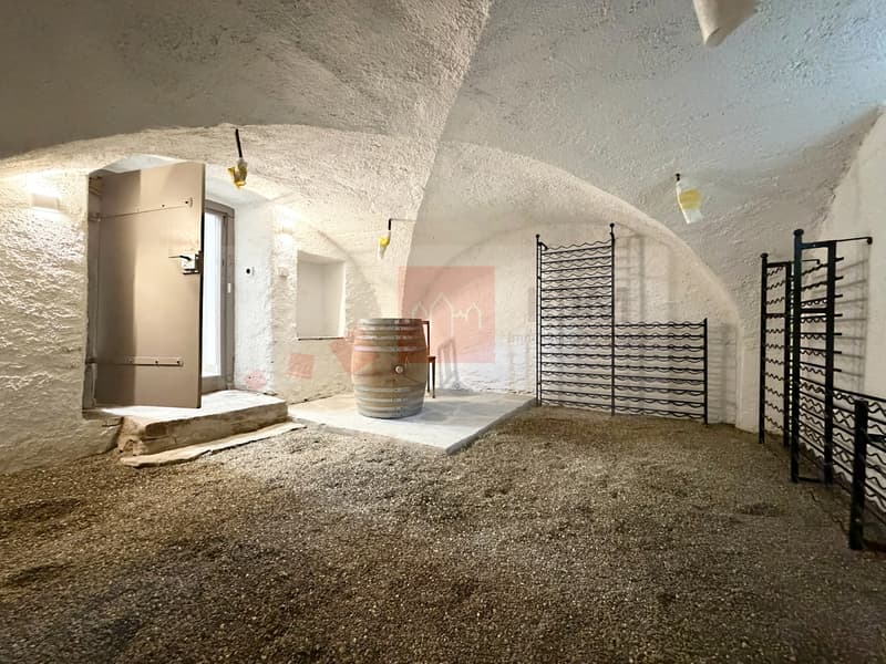 Cave à vins aménagée