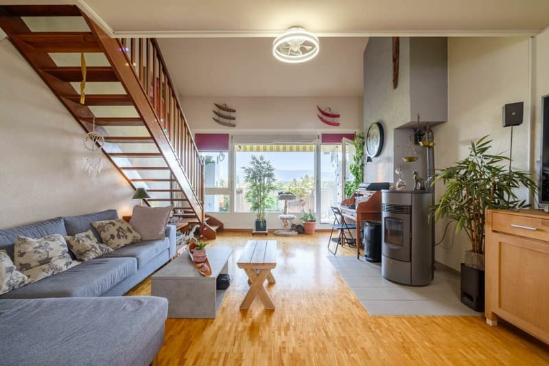 Bel appartement en attique - duplex - vue dégagée (3)