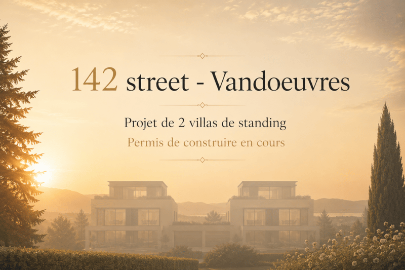 Projet - Magnifique maison "2" à Vandoeuvres (1)