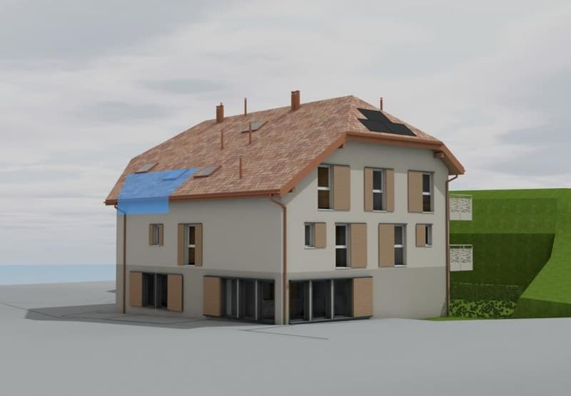PROJET NEUF : Appartement de 3.5 pièces aux combles (5)