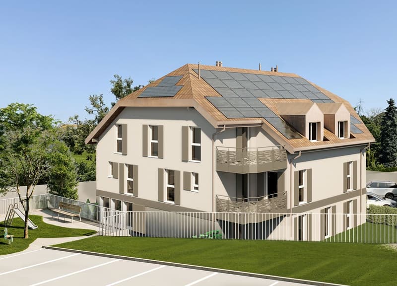 PROJET NEUF : Appartement de 3.5 pièces aux combles (3)