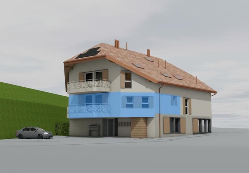 PROJET NEUF : Appartement de 3.5 pièces au premier étage (3)