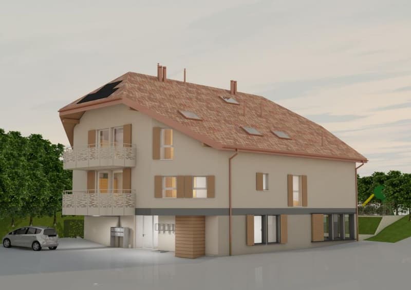 PROJET NEUF : Appartement de 3.5 pièces au rez-de-chaussée (5)