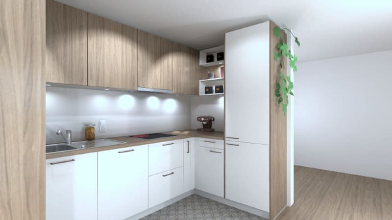 PROJET NEUF : Appartement de 3.5 pièces au rez-de-chaussée (8)