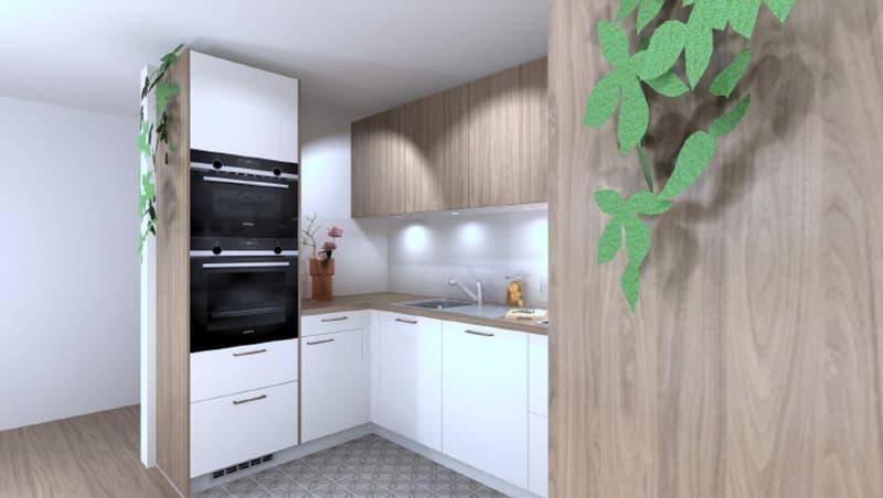 PROJET NEUF : Appartement de 3.5 pièces au rez-de-chaussée (7)