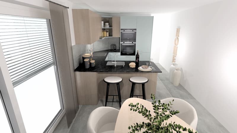 Appartement de 3.5 pièces aux combles - Neuf (8)