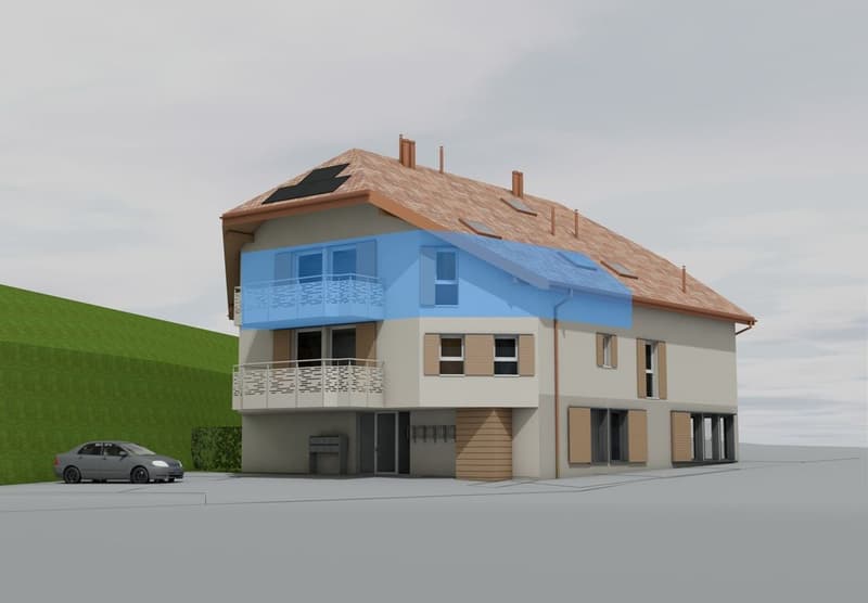 Appartement de 3.5 pièces aux combles - Neuf (9)