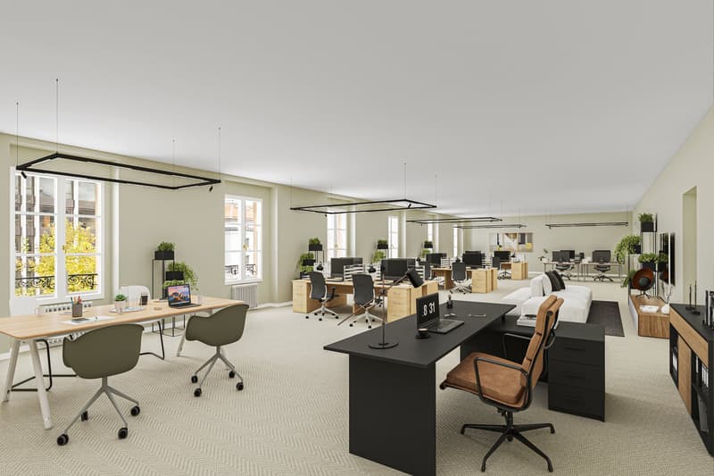 Magnifiques bureaux de 730 m2 à la place Longemalle (2)