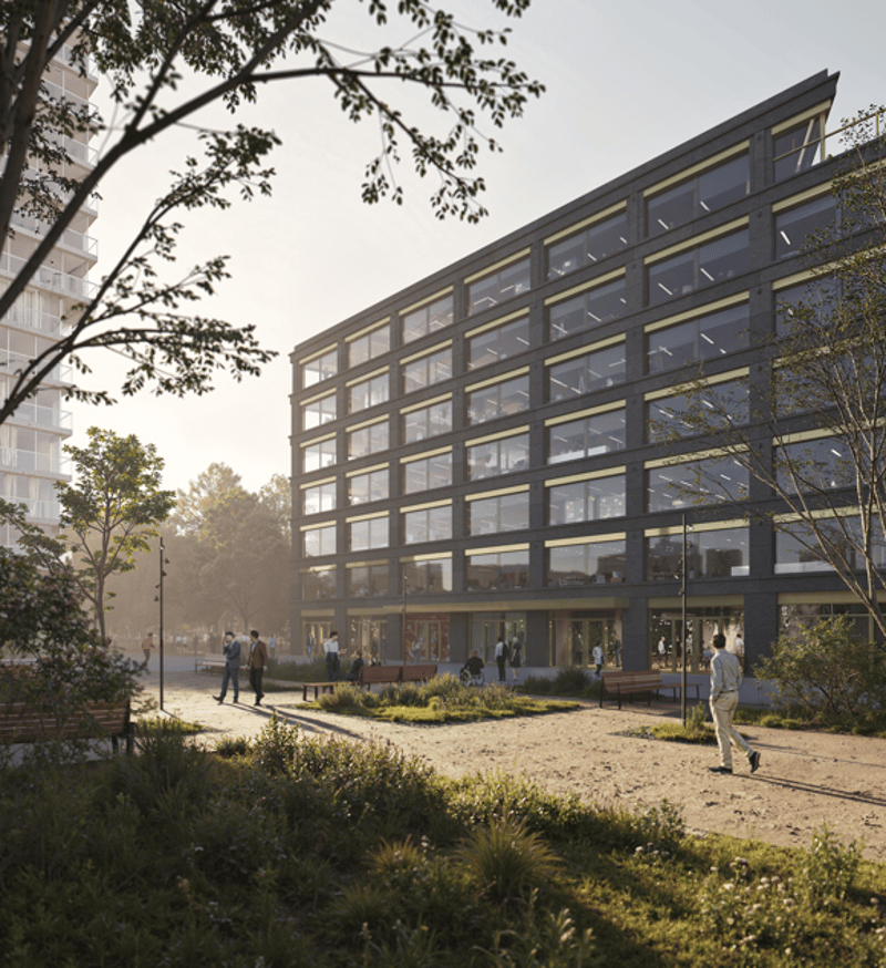 267 m² de bureaux au 4ème étage au cœur du quartier de Chêne Bourg (2)