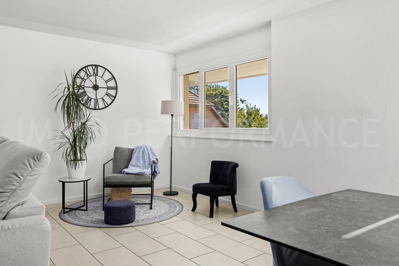 Exclusivité : Lumineux 5.5 pièces d'angle au calme (5)