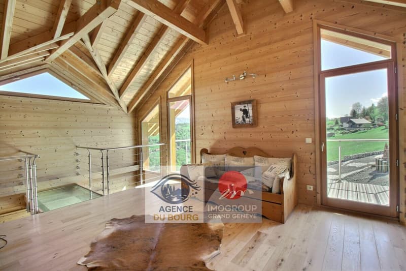 Chalet de standing avec vue dégagée et jardin - La Muraz (6)