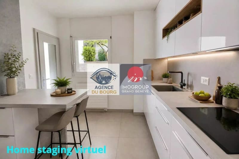 Spacieux duplex avec jardin privatif aux allures de maison - Anières (6)