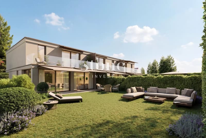 Villa jumelée HPE à Chêne-Bourg (1)