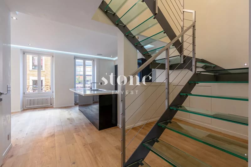 Au coeur des Eaux-Vives! Superbe duplex avec terrasse (7)