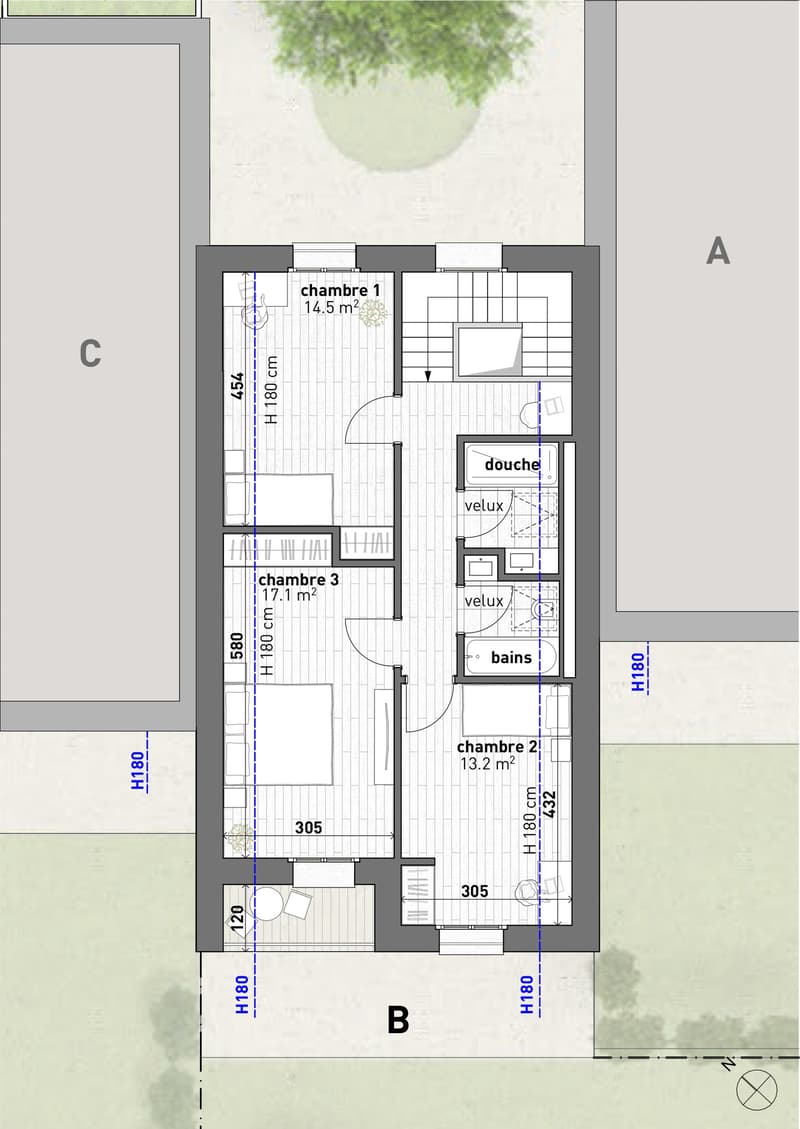 Dernière villa! 3 HABITATIONS GROUPEES THPE/2000W - Vente sur plan (11)