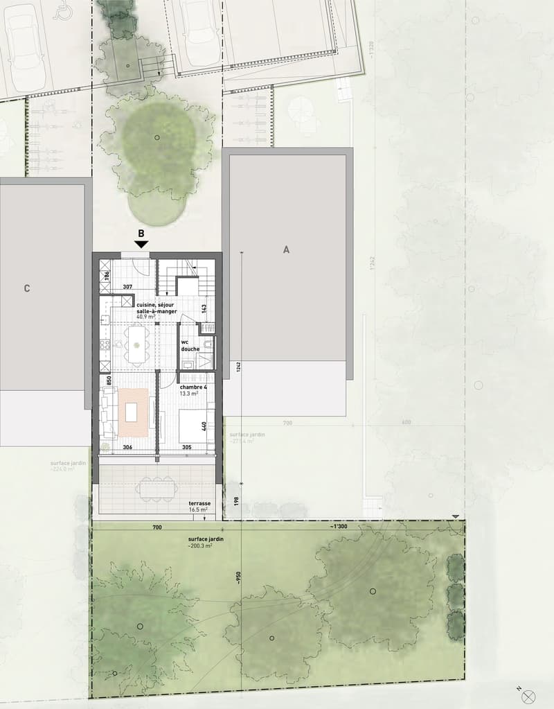 Dernière villa! 3 HABITATIONS GROUPEES THPE/2000W - Vente sur plan (9)