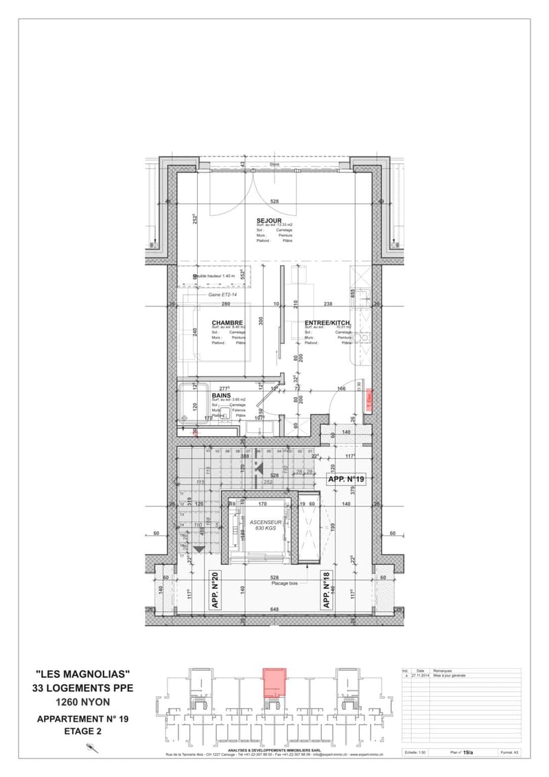 Studio de standing au coeur de Nyon, au calm et a deux pas de la gare. (9)