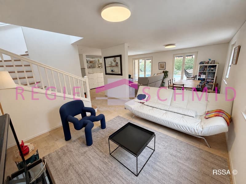 Villa individuelle de 8,5 pièces à Trélex au calme avec piscine (4)
