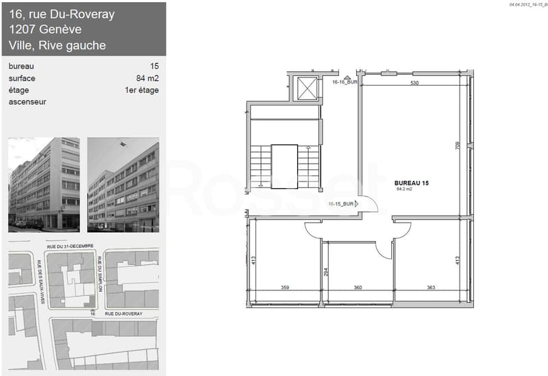 Bureaux d'env. 84m² au 1er étage (2)