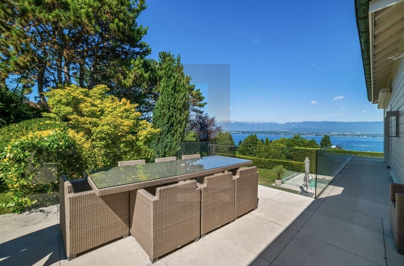 Sublime maison avec vue lac à Anières (6)