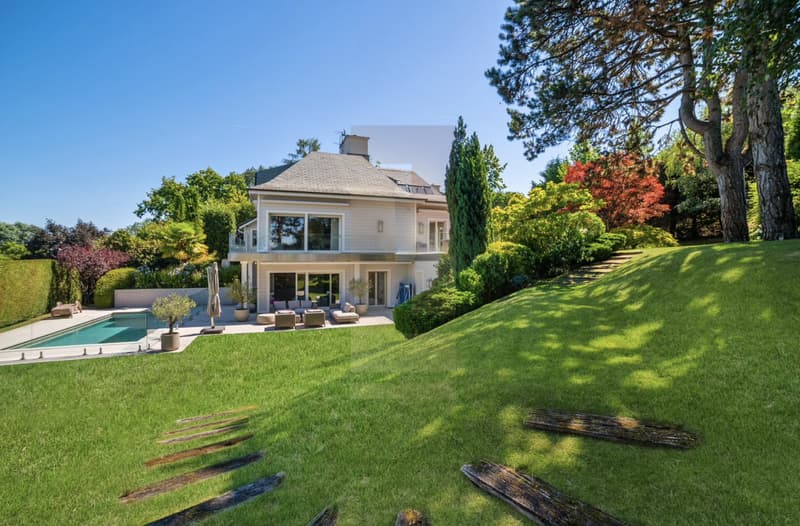 Sublime maison avec vue lac à Anières (7)
