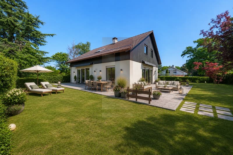 Élégante villa familiale à Genthod aux portes de Genève (1)