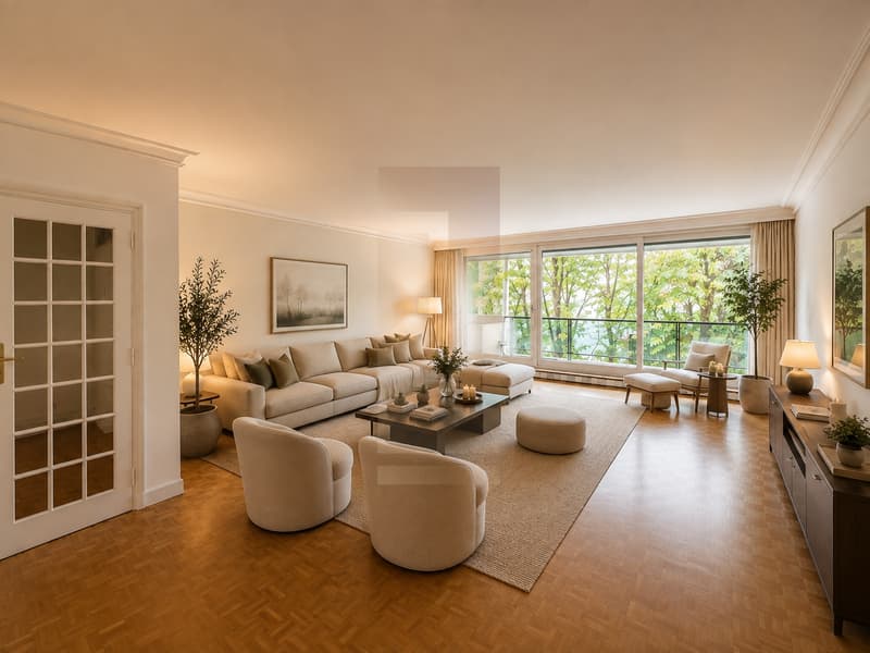 Prestigieux appartement traversant à Champel (1)