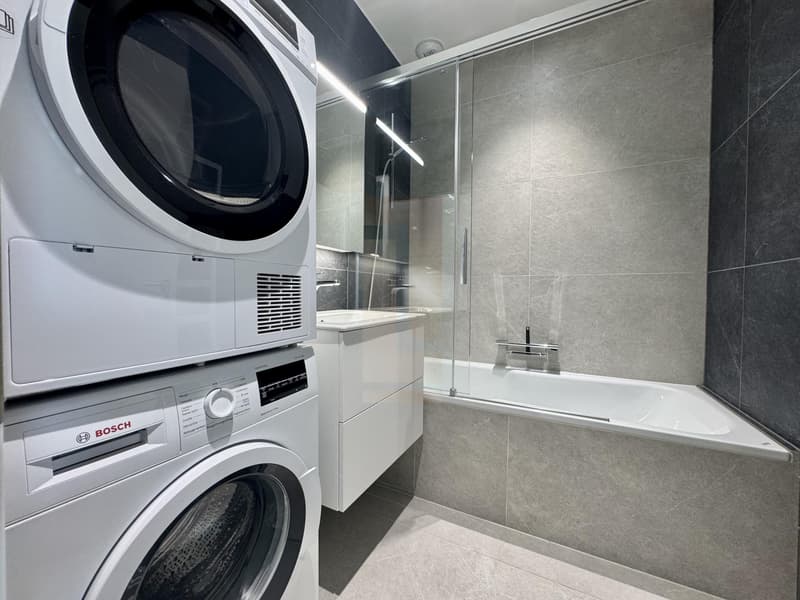 Superbe appartement meublé en rez de jardin (10)