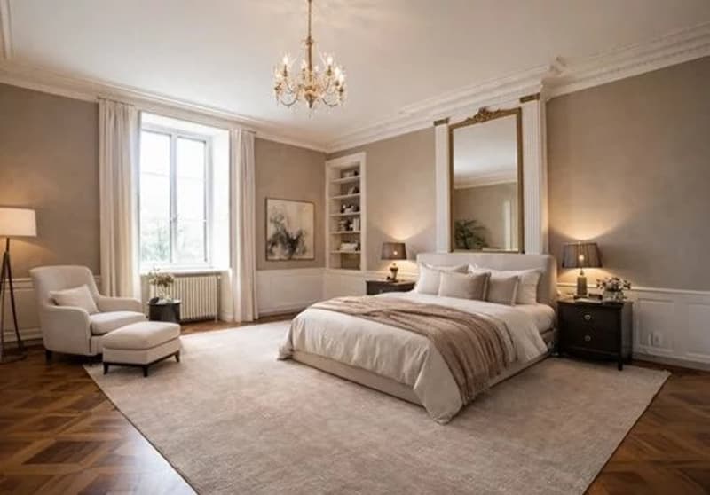 ÉLÉGANT APPARTEMENT DE CARACTÈRE AVEC VUE DÉGAGÉE SUR LE PARC DES BASTIONS (9)