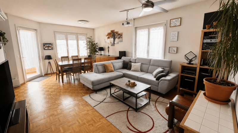 Spacieux attique de 5 pièces avec balcon, garage box et grande cave (1)