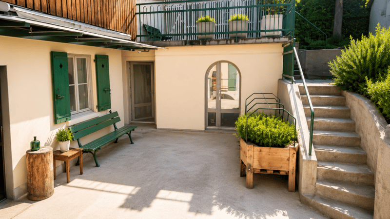 Villa individuelle de caractère avec deux spacieux appartements à proximité du centre-ville (6)