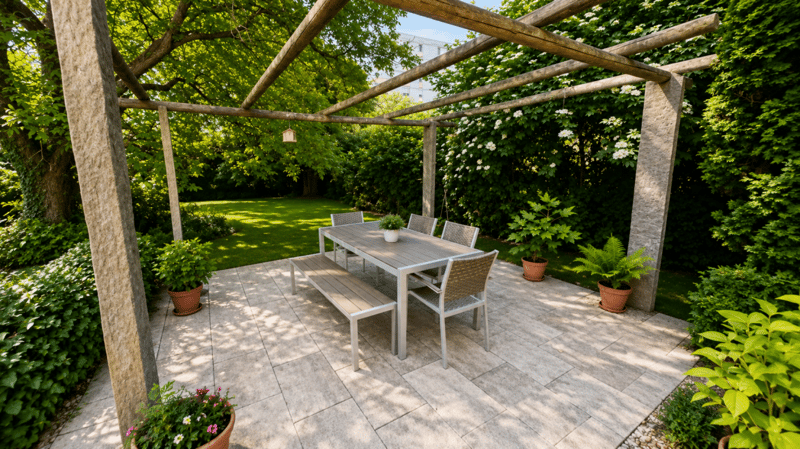Superbe villa individuelle de 2 logements et disponible aménagé en grand studio, à proximité immédiate du centre d'Yverdon, avec spacieux jardin richement arboré et fleuri (4)