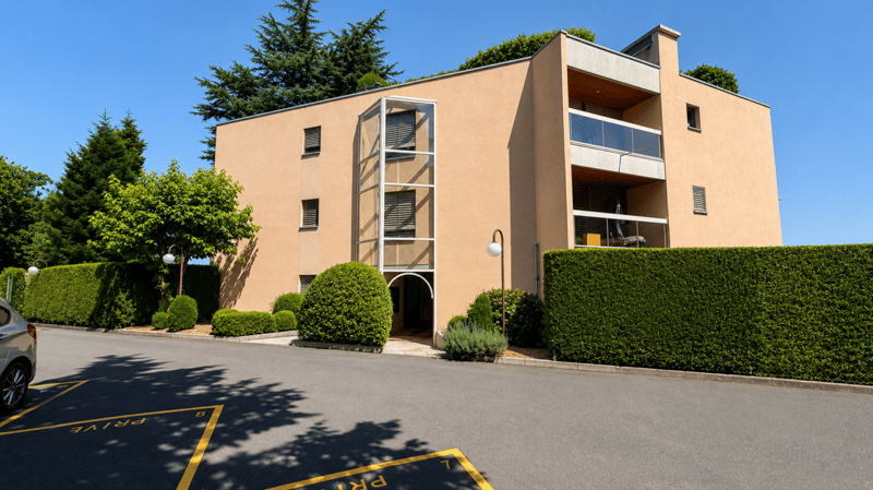 Magnifique attique de 3,5 pièces avec terrasse, rooftop privatif et vue partielle sur le lac - Aux portes de Genève (27)