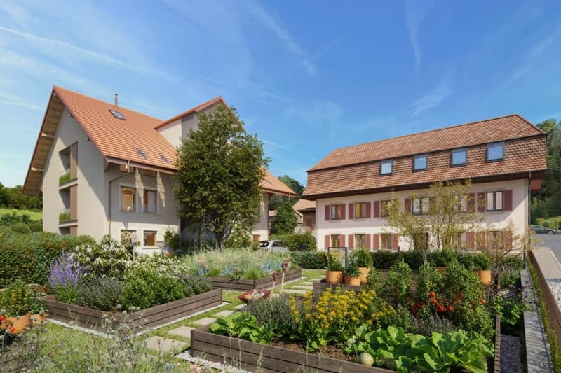 Appartamento di 2,5 locali al 2° piano con loggia e orto (1)