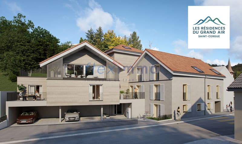Duplex neuf - terrasse et balcons  Espace et lumière au sommet du Jura (2)