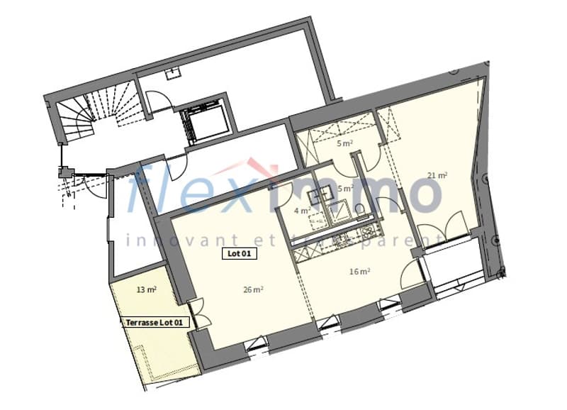 Plan appartement - image non contractuelle