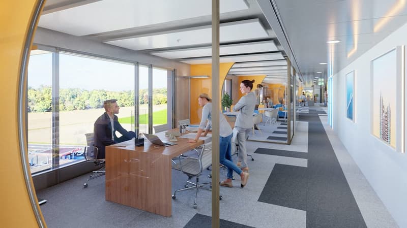 Offices for rent in a new district (3)